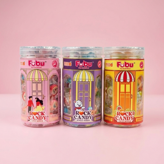 Fubu Rock Candy - Assorted Pack of 3 Jars
