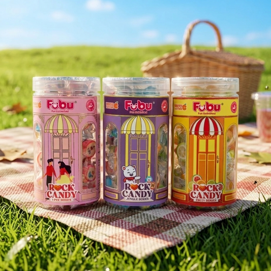 Fubu Rock Candy - Assorted Pack of 3 Jars