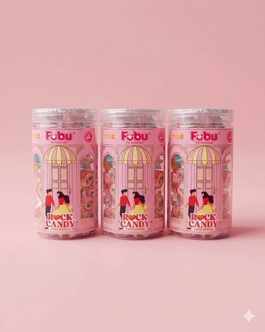 Fubu Rock Candy - Assorted Pack of 3 Jars