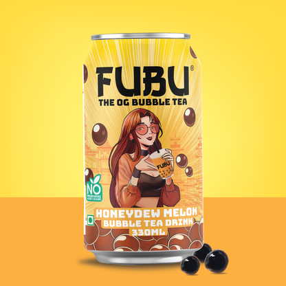 Honeydew Melon Bubble Tea Drink (Pack of 3) - Pay for 3, Get 3 FREE!