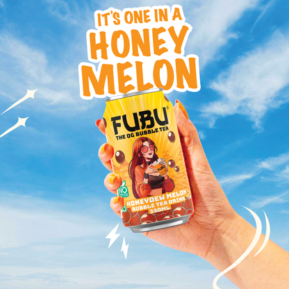 Honeydew Melon Bubble Tea Drink (Pack of 3) - Pay for 3, Get 3 FREE!