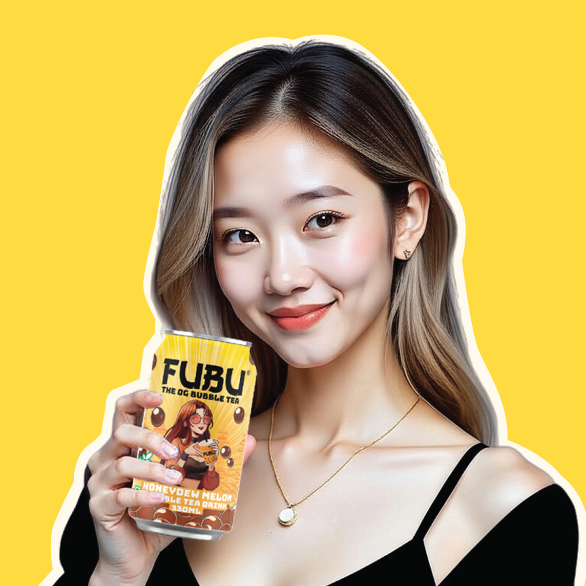 Honeydew Melon Bubble Tea Drink (Pack of 3) - Pay for 3, Get 3 FREE!