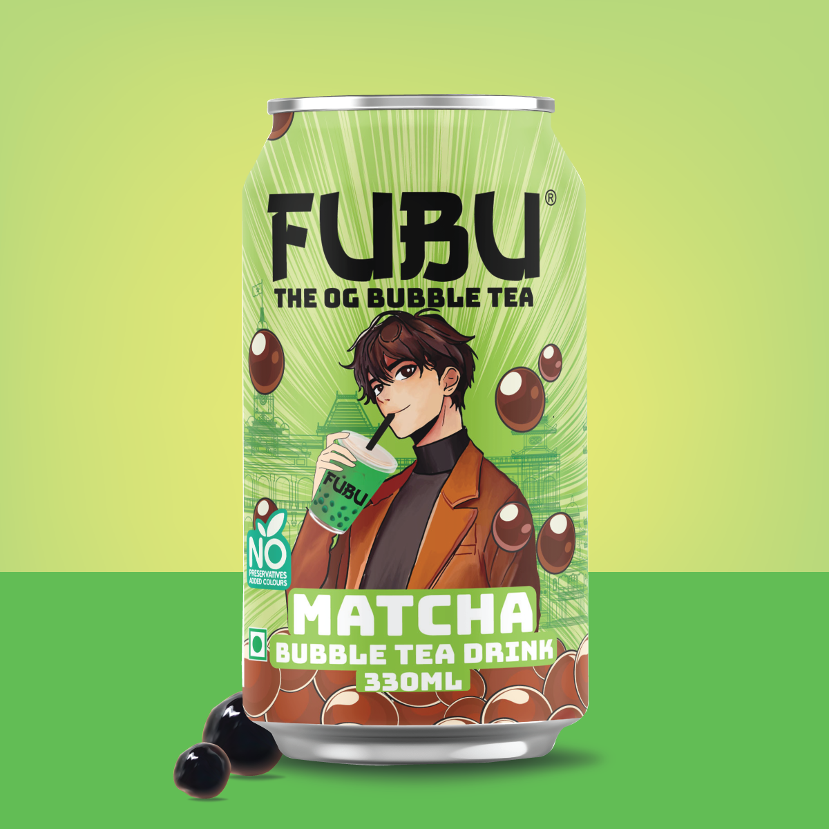 Matcha Bubble Tea Drink(Pack of 3) - Pay for 3, Get 3 FREE!
