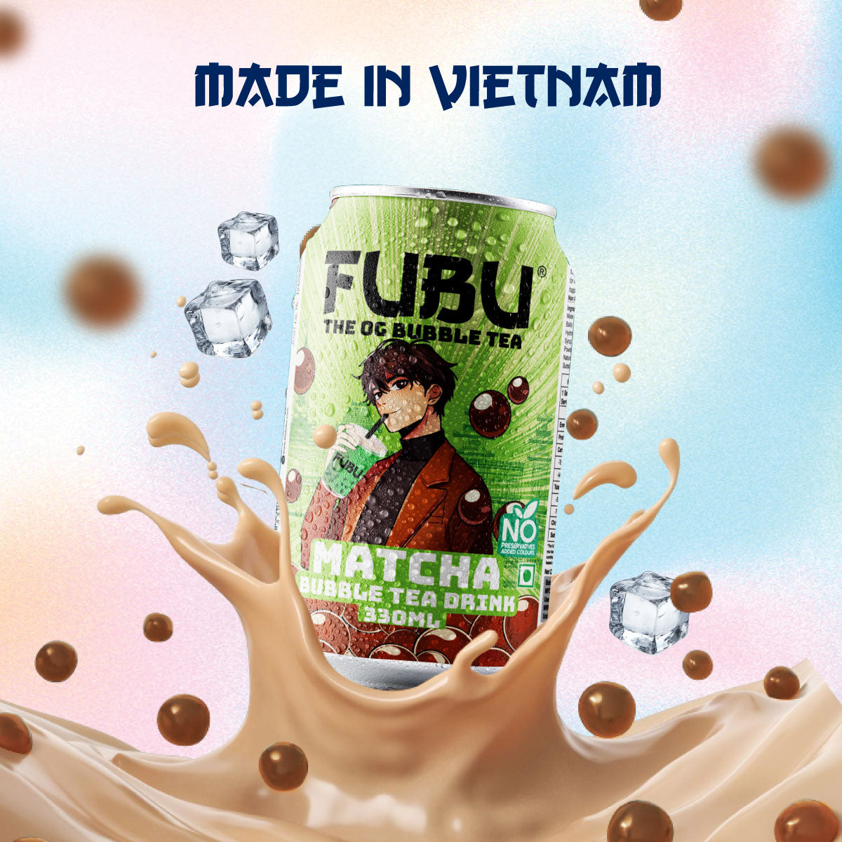 Matcha Bubble Tea Drink(Pack of 3) - Pay for 3, Get 3 FREE!