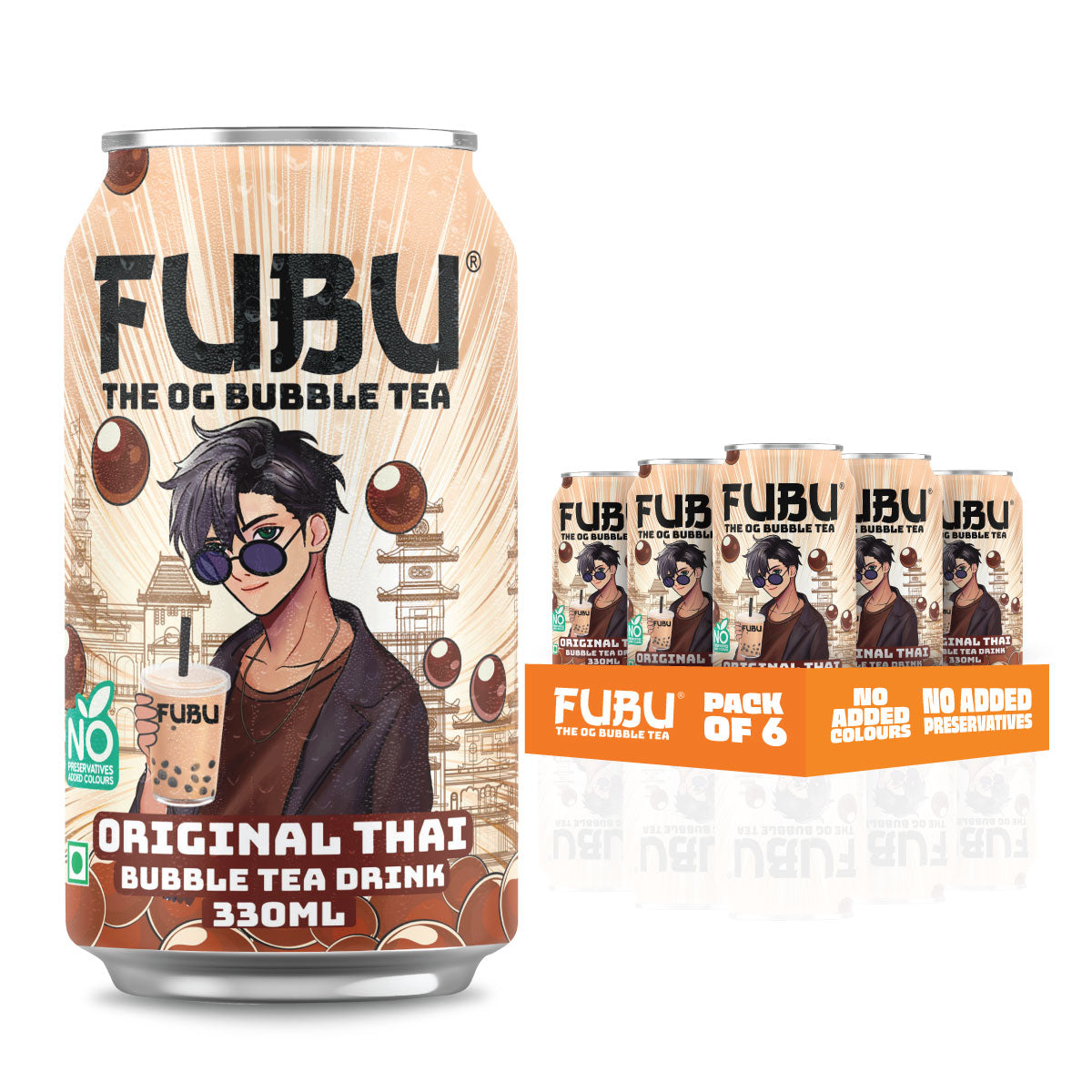 Original Thai Bubble Tea Drink (Pack of 3) - Pay for 3, Get 3 FREE!